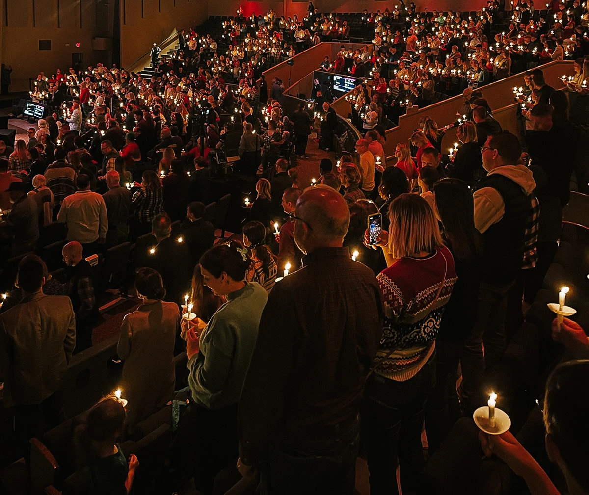 Antioch Christmas Candle Lights